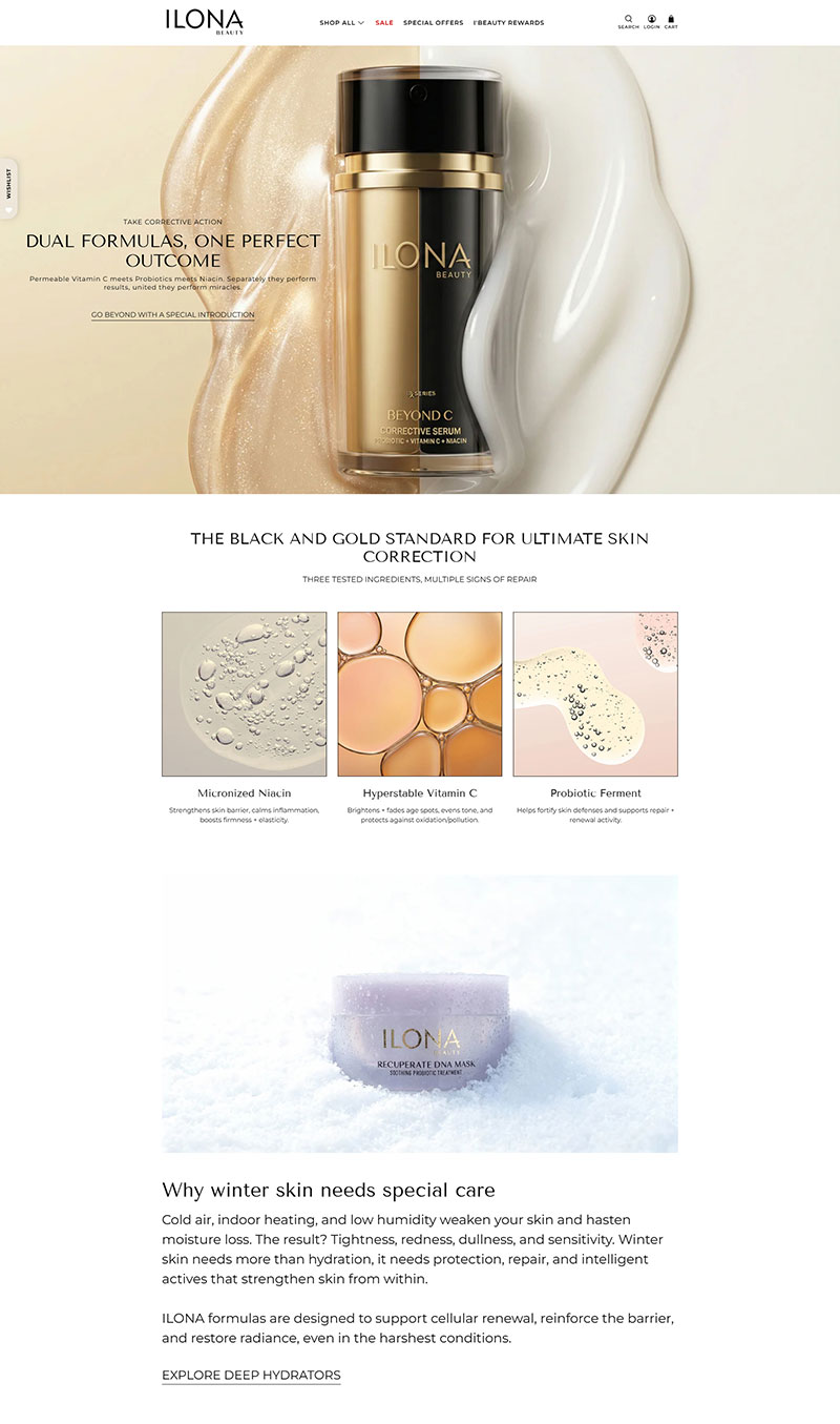 ILONA Beauty 美国居家护肤品牌购物网站