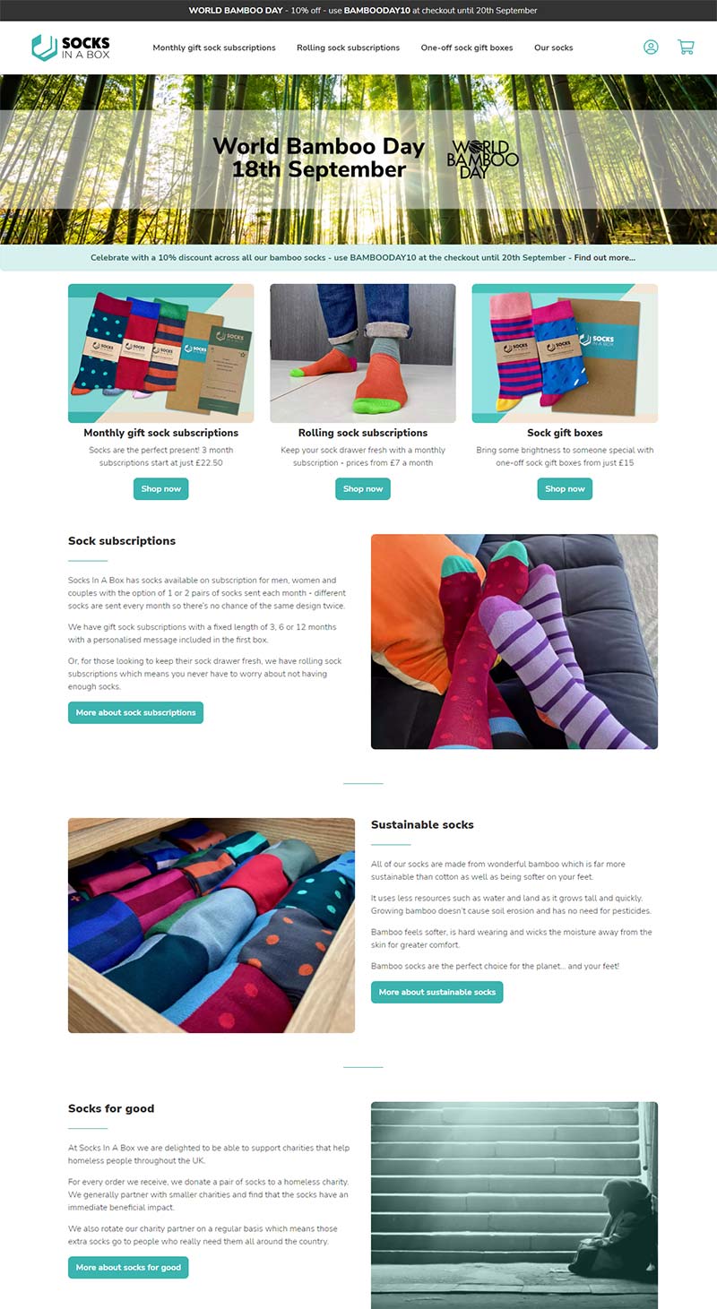 Socks In A Box 英国袜子品牌购物网站