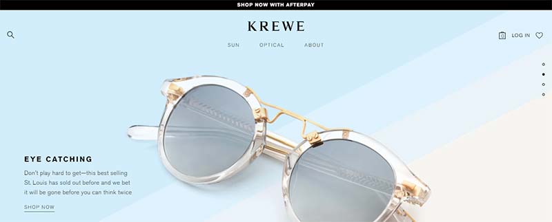 Krewe 美国时尚眼镜品牌购物网站