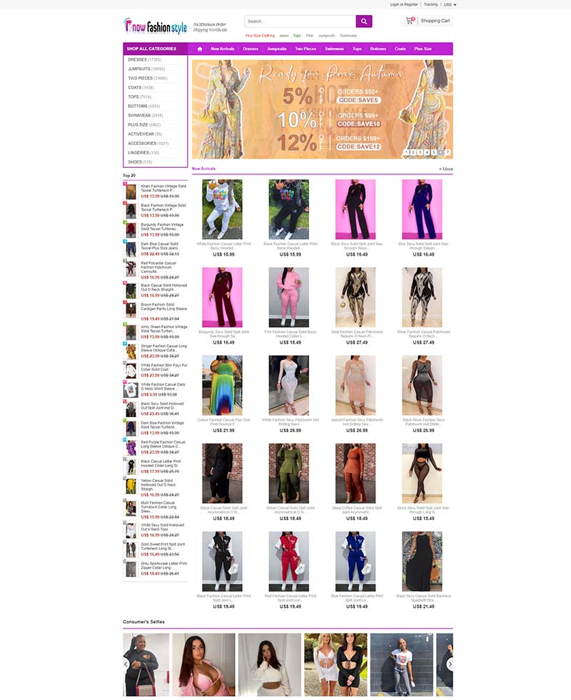 Knowfashionstyle 美国平价女装海淘购物网站