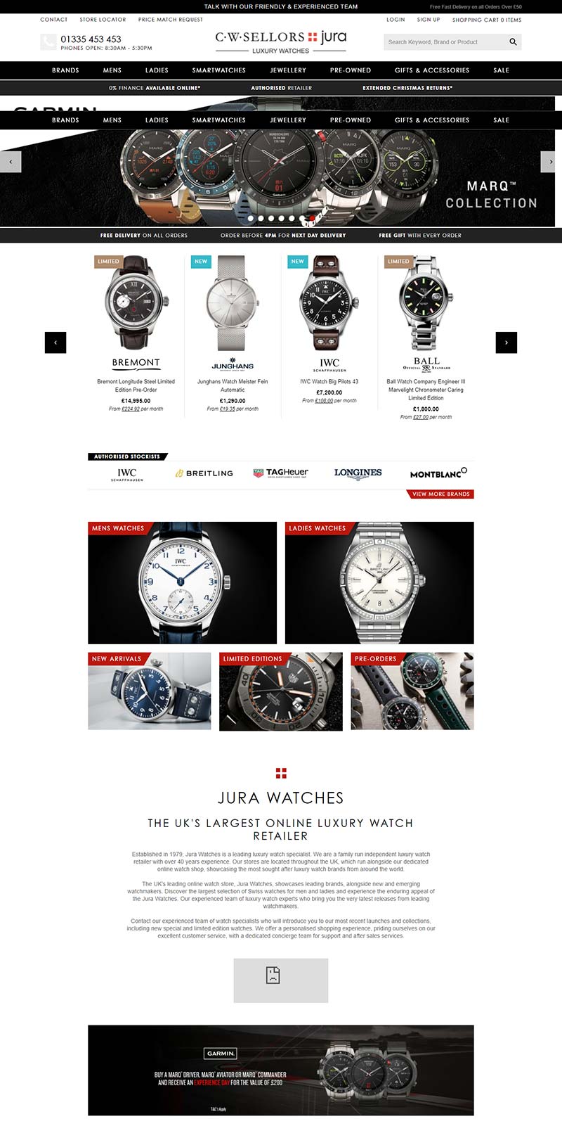 Jura watches 英国奢侈手表品牌购物网站