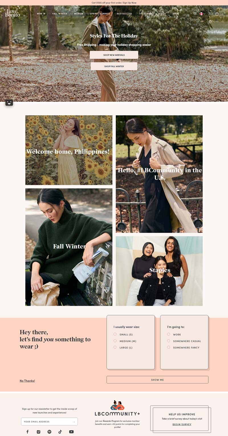 Love Bonito 新加坡女装时尚品牌购物网站