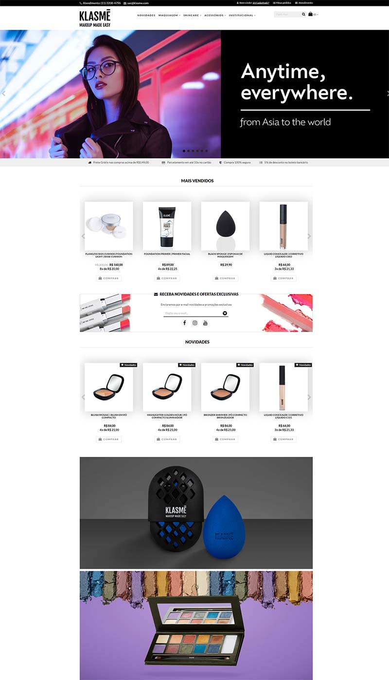 Klasme 巴西美容护肤品牌购物网站