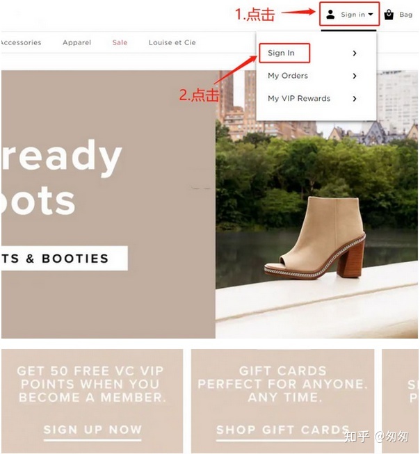 Vince Camuto Register Account