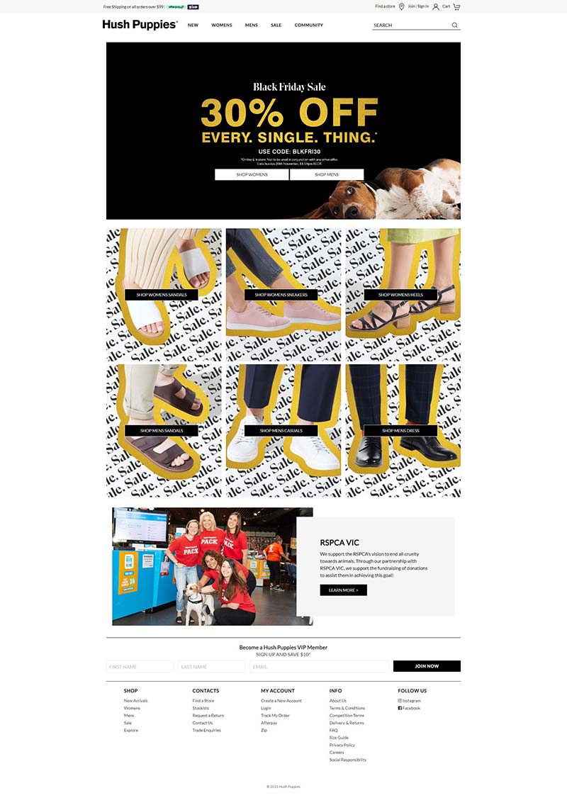 Hush Puppies AU 美国休闲鞋履品牌澳大利亚官网