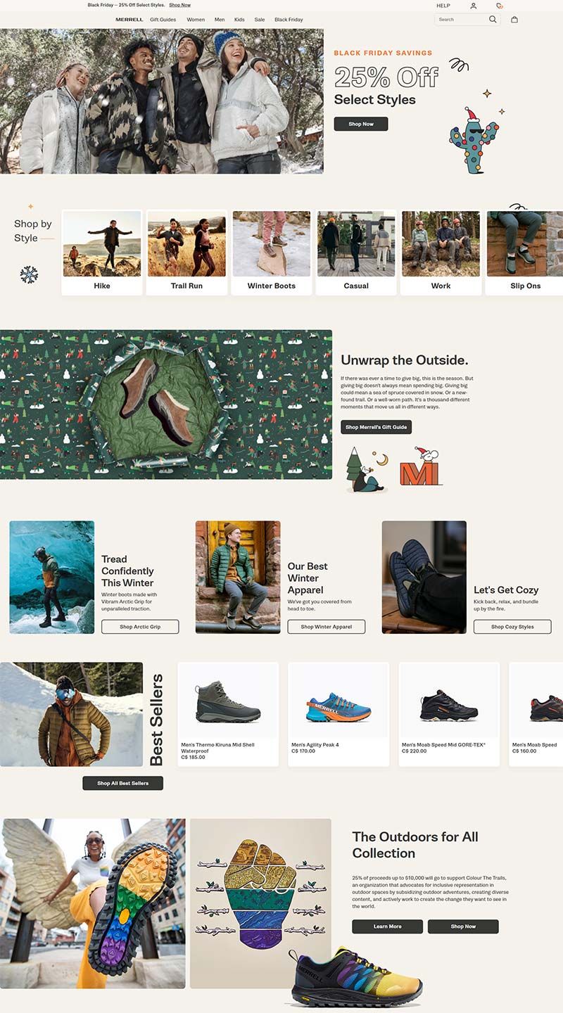 Merrell CA 迈乐登山鞋品牌加拿大官网
