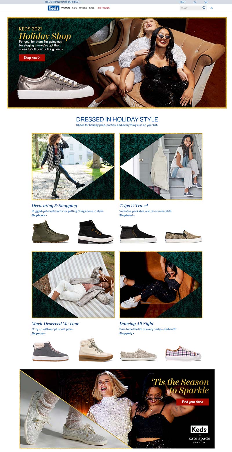 Keds CA 美国运动女鞋品牌加拿大官网