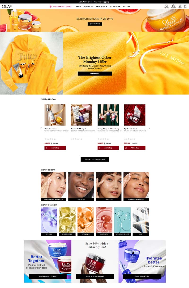 Olay 玉兰油-美国抗衰老护肤品牌购物网站