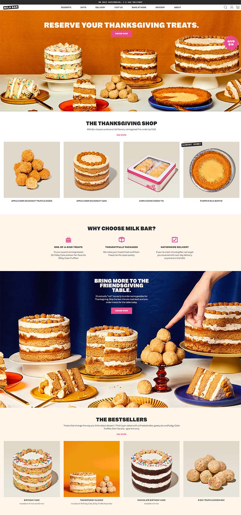 Milk Bar 美国面包甜点品牌购物网站