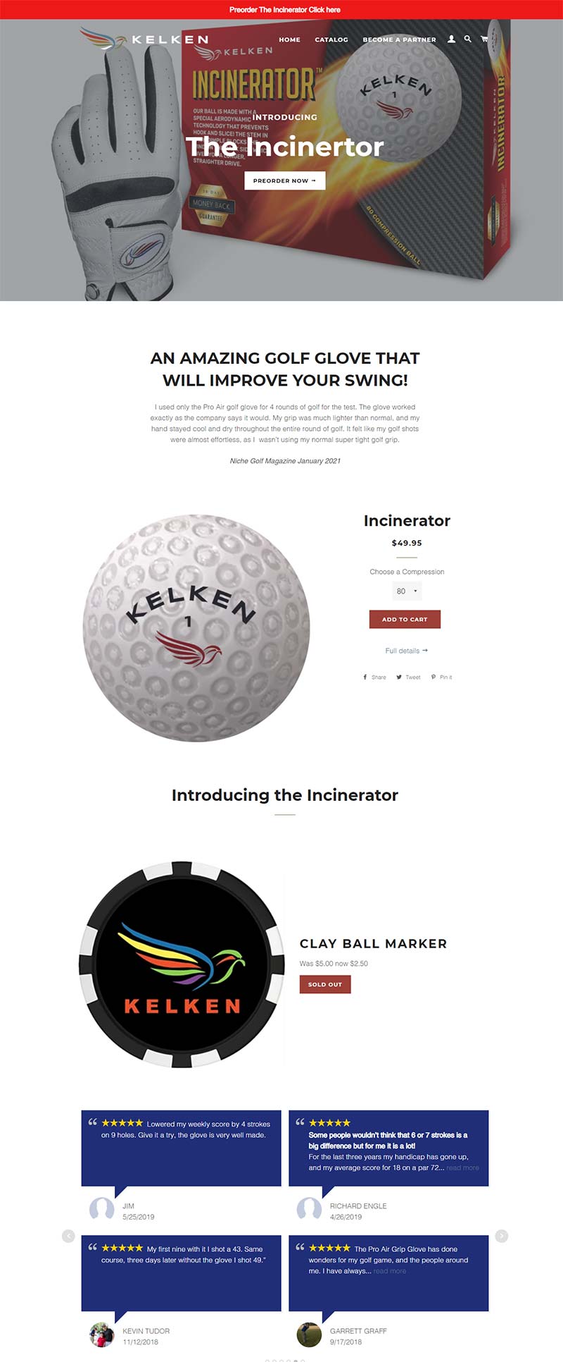 Kelken Enterprises 美国棒球手套品牌购物网站