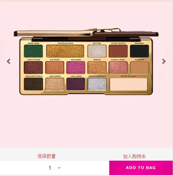 Too Faced official website add to cart