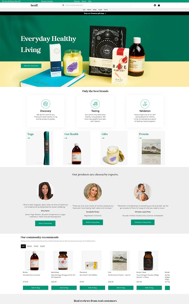 Helf 英国营养保健产品购物网站