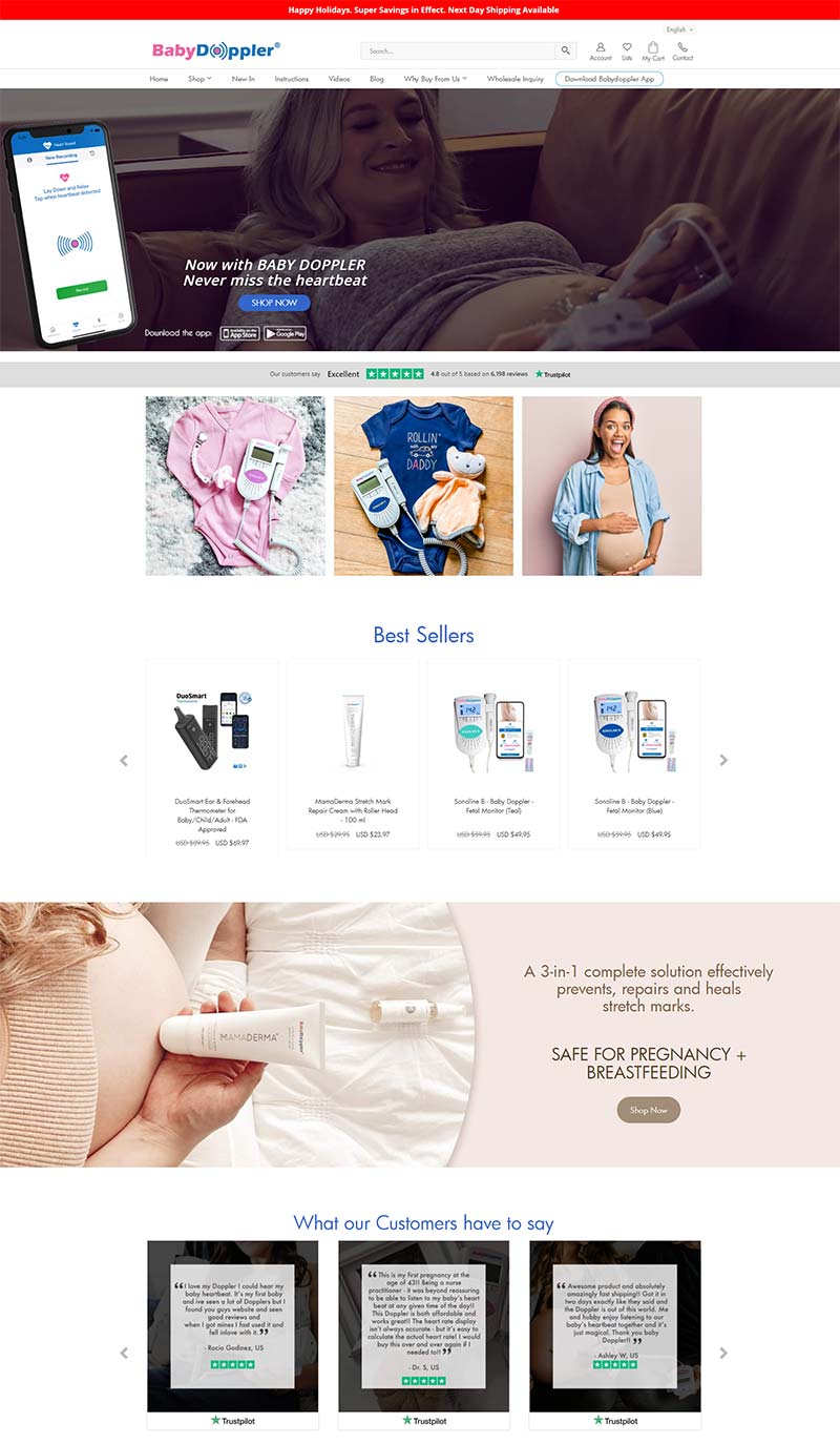 Baby Doppler 美国母婴产品海淘购物网站