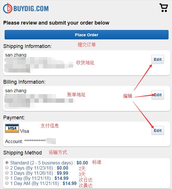 BuyDig Review Order