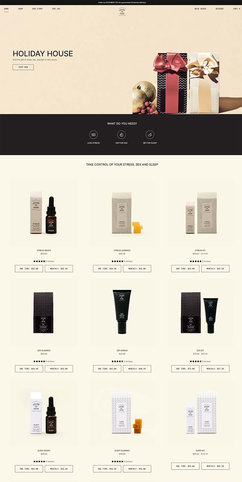 House of Wise 美国CBD女性产品海淘网站