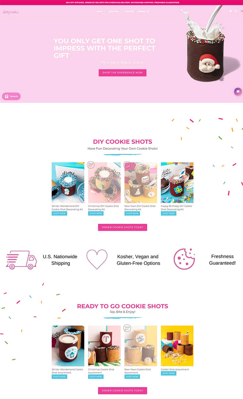 Dirty Cookie 美国饼干零食品牌海淘网站