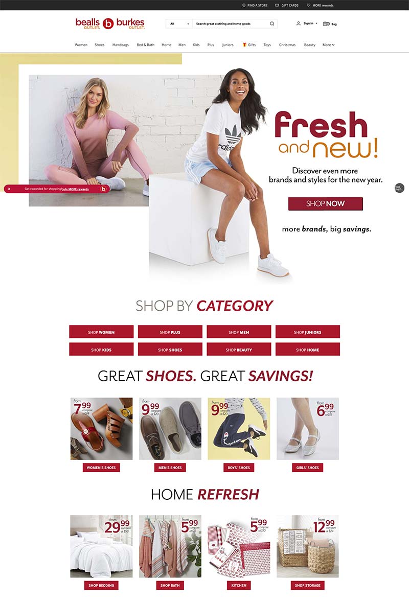 Burkes Outlet 美国服装配饰品牌折扣网站