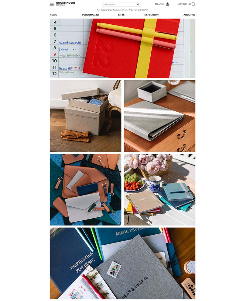 Bookbinders Design 瑞典天然纸工艺品海淘网站