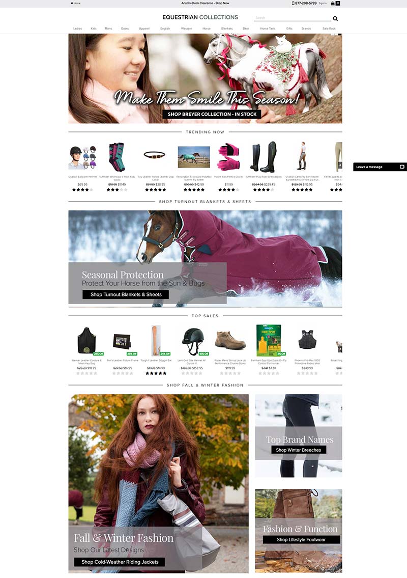 Equestrian Collections 美国马术产品购物网站