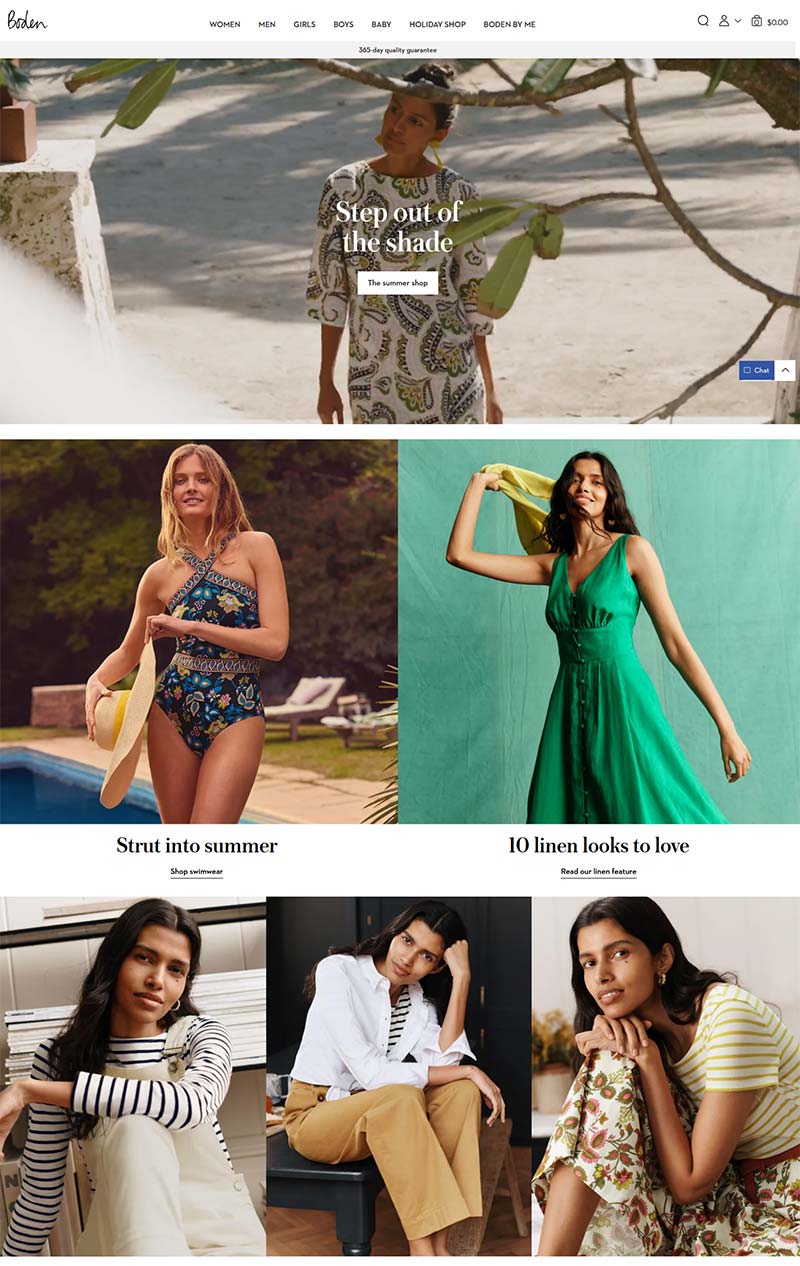 Boden USA 英伦时装品牌美国官网