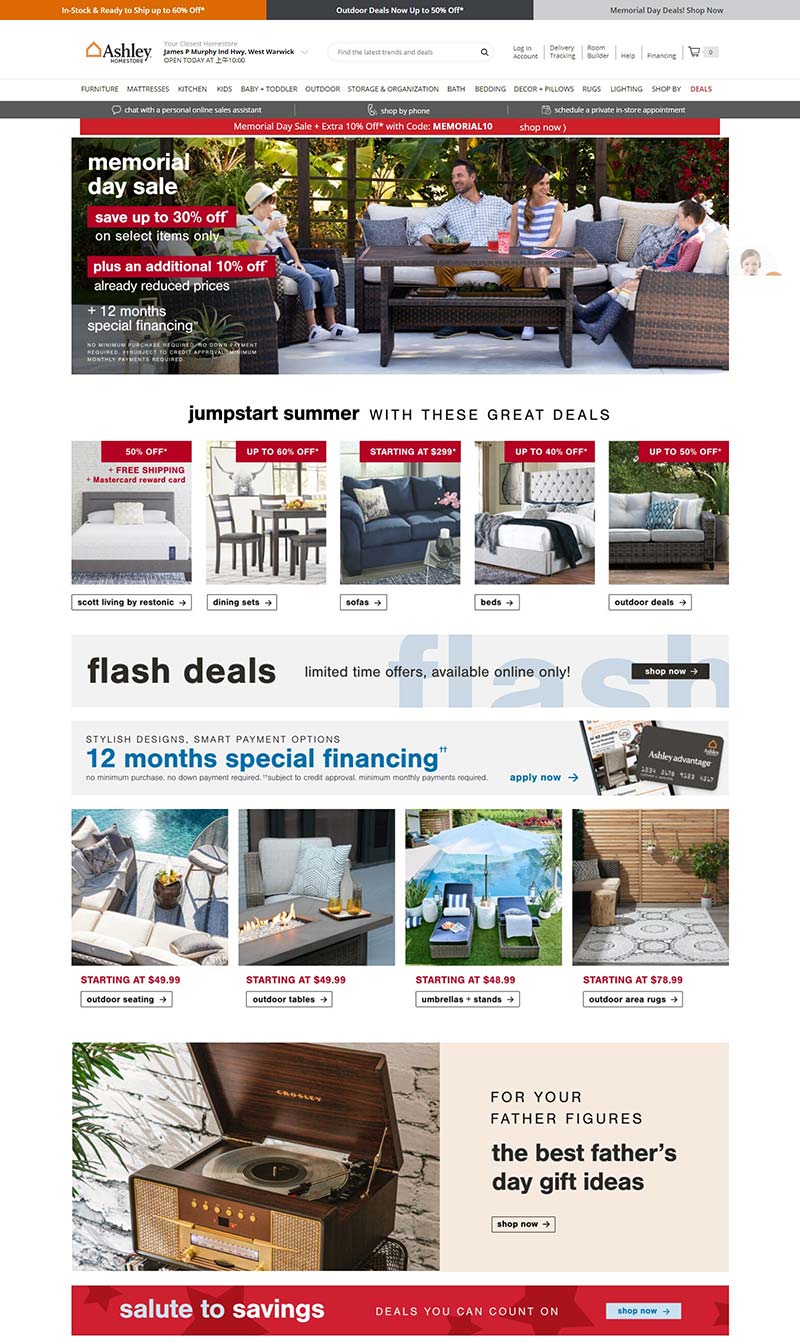 Ashley Homestore 爱室丽-美国知名家居品牌购物网站