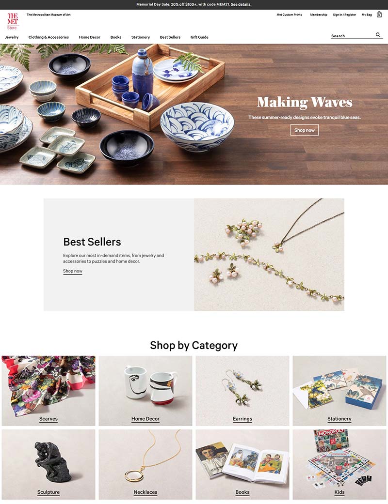 The MET Store 美国大都会艺术博物馆购物商店