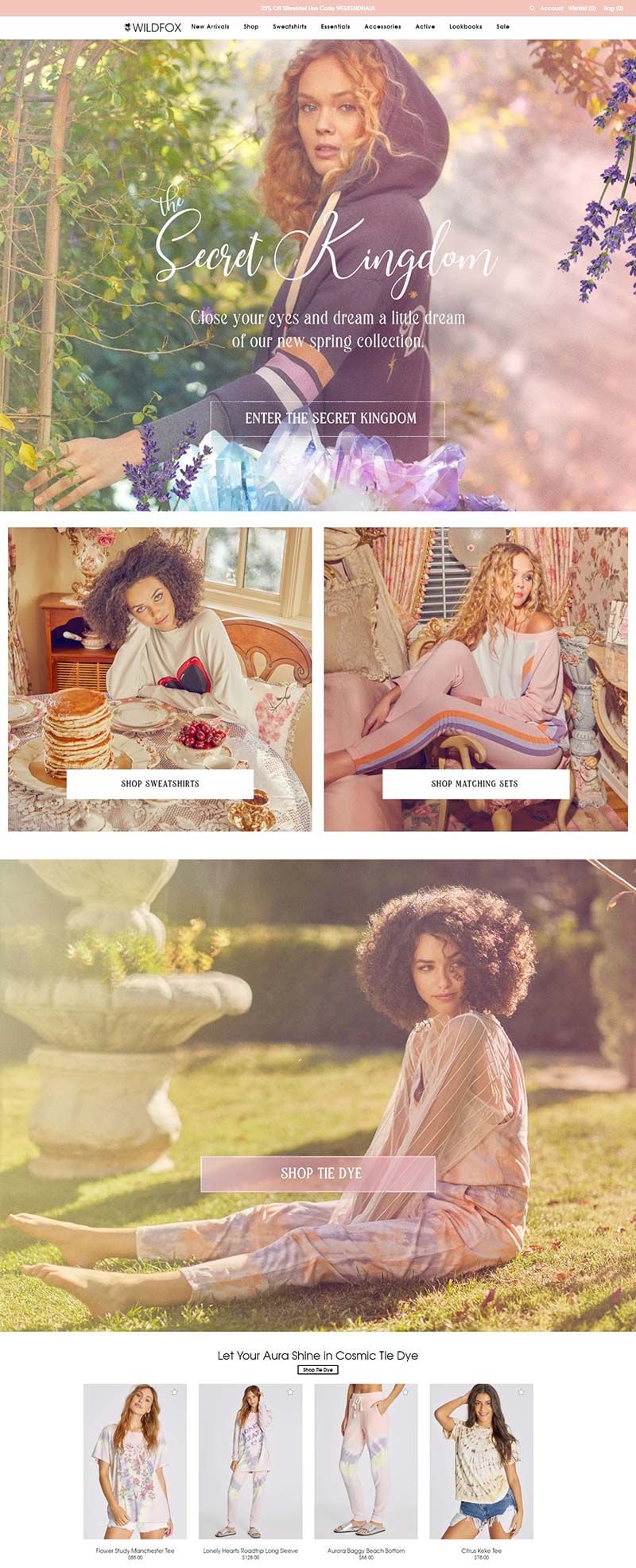 WILDFOX | Wildfox Couture 美国潮流女装品牌网站