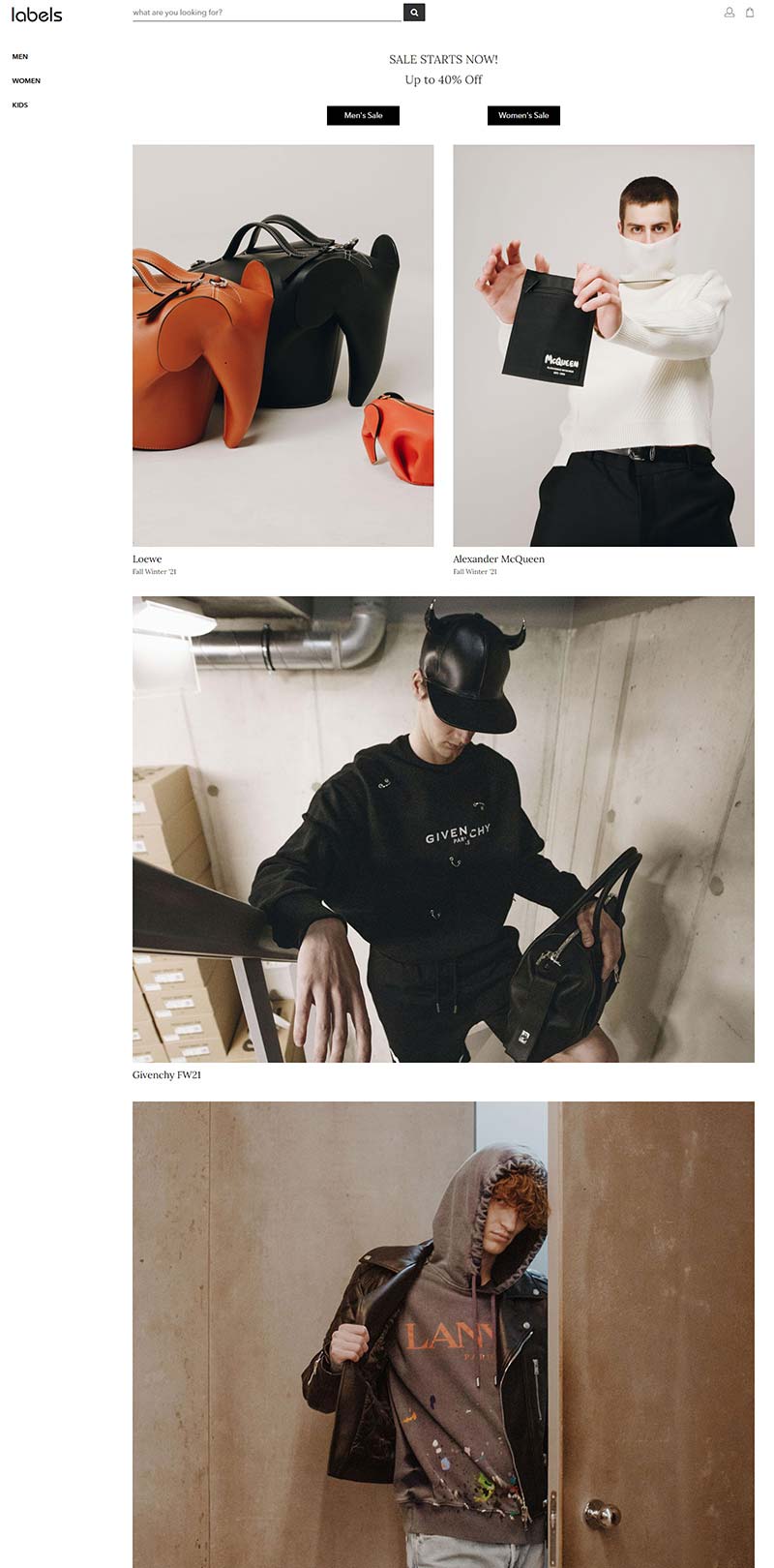 Labels Fashion 荷兰设计师服饰品牌网站