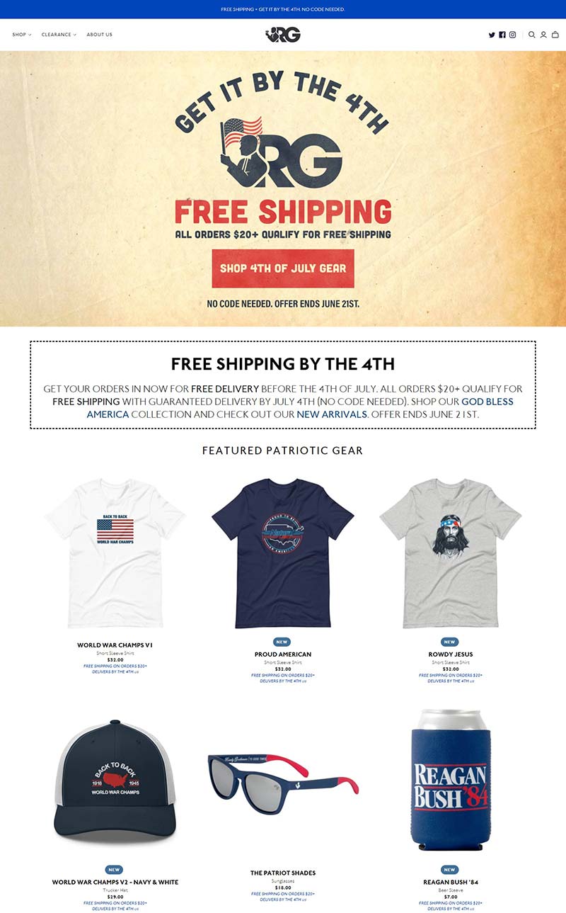 Rowdy Gentleman 美国服装品牌购物网站