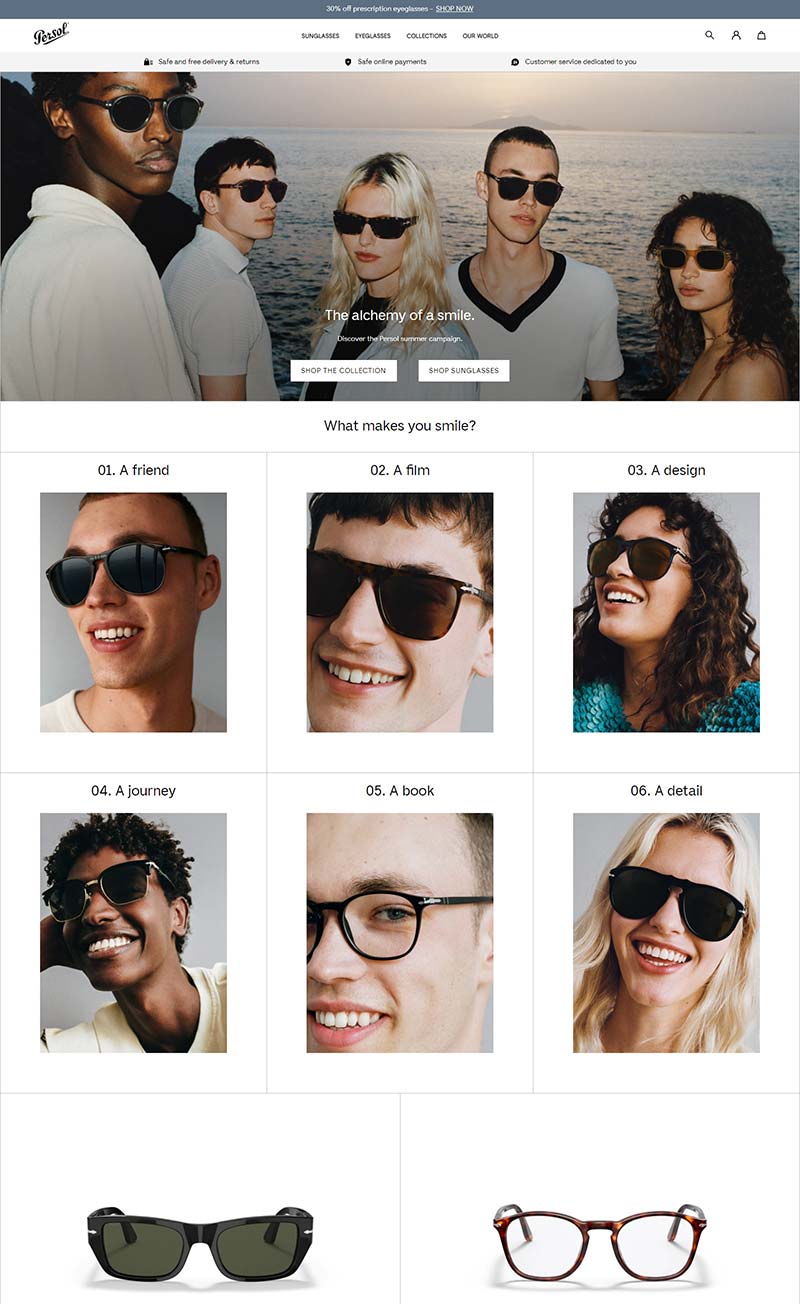 Persol US 意大利品牌太阳镜美国官网