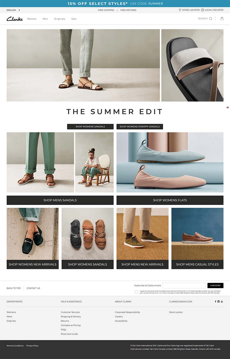 Clarks CA 其乐-英国品牌鞋履加拿大官网