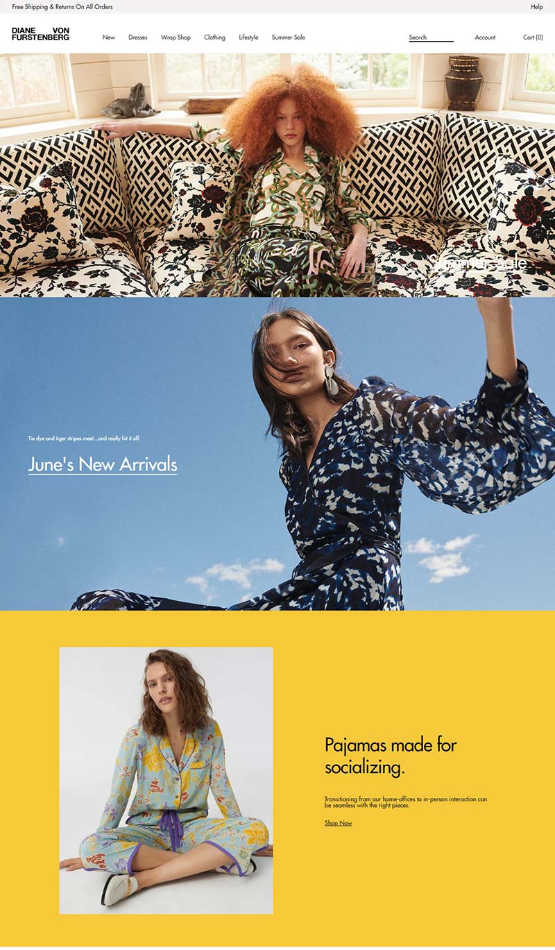 Diane von Furstenberg UK 美国设计师时装品牌英国官网