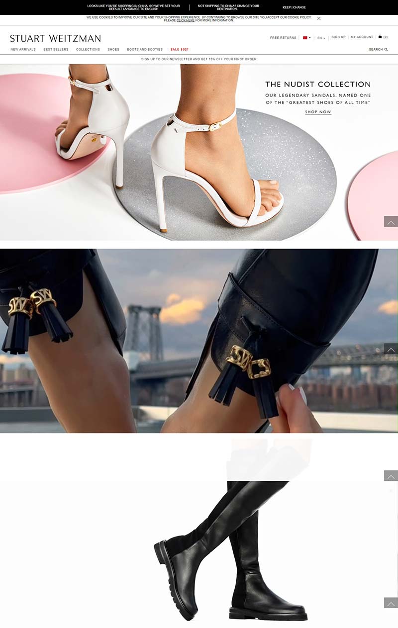 Stuart Weitzman EU 斯图尔特·韦茨曼-美国高端鞋履品牌欧洲官网