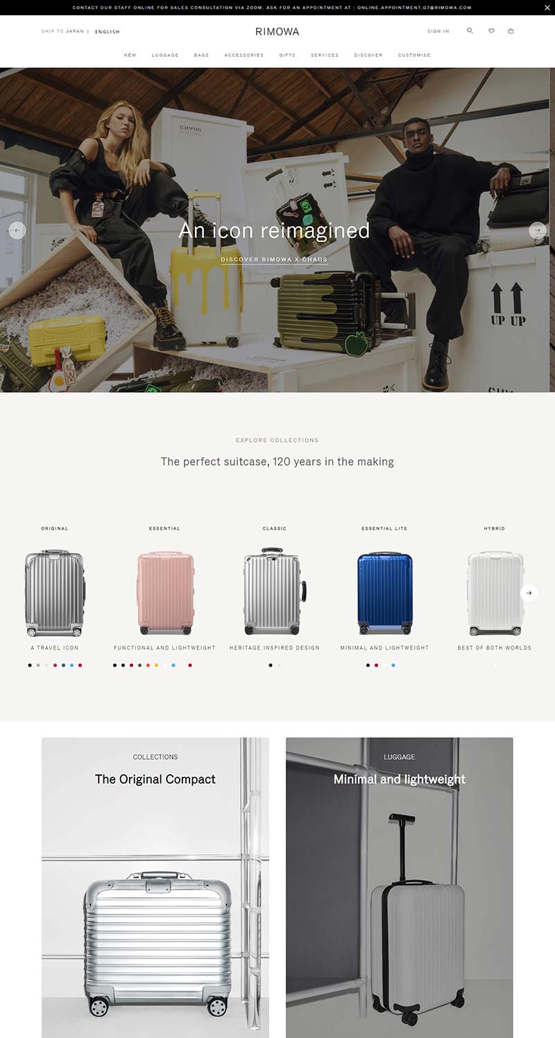 Rimowa JP 日默瓦-德国知名旅行箱品牌日本官网