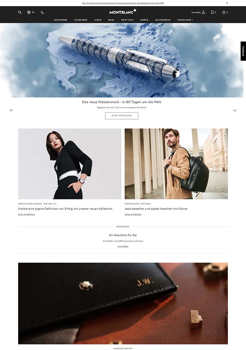 Montblanc 万宝龙-德国精品钢笔、腕表及皮具购物网站