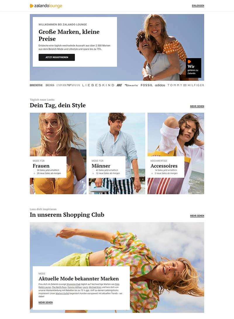 Zalando Lounge 德国时尚品牌折扣网站