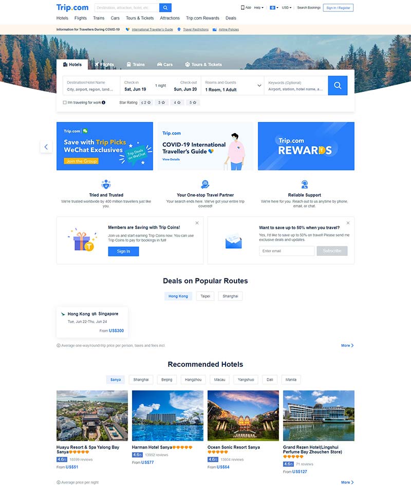 Trip.com 携程旅游国际站
