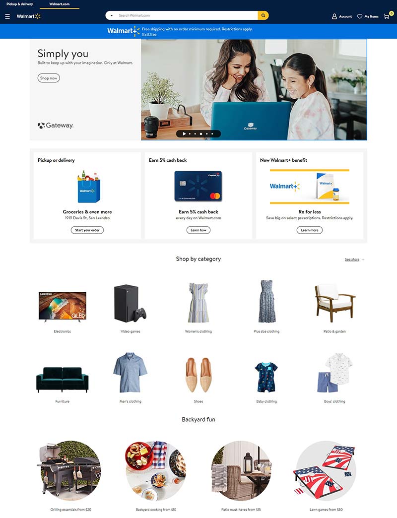 Walmart RU 沃尔玛-美国品牌百货俄罗斯官网