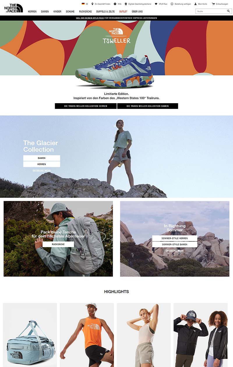 The North Face DE 美国著名户外品牌德国官网