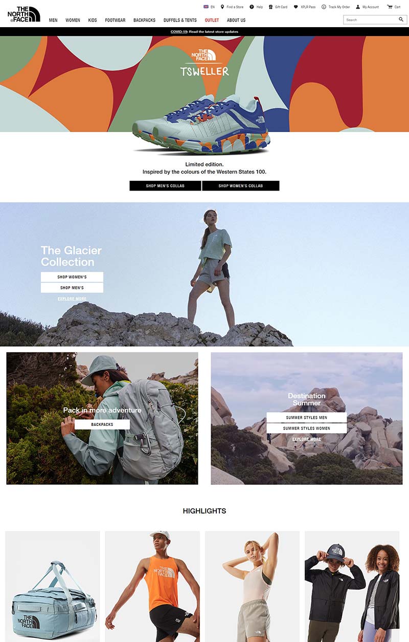The North Face UK 美国知名户外品牌英国官网