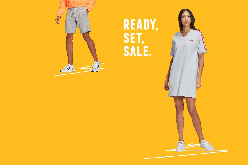Adidas阿迪达斯英国官网夏季大促低至5折+额外8折