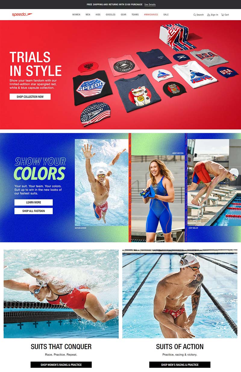 Speedo US 速比涛-澳大利亚泳衣品牌美国官网