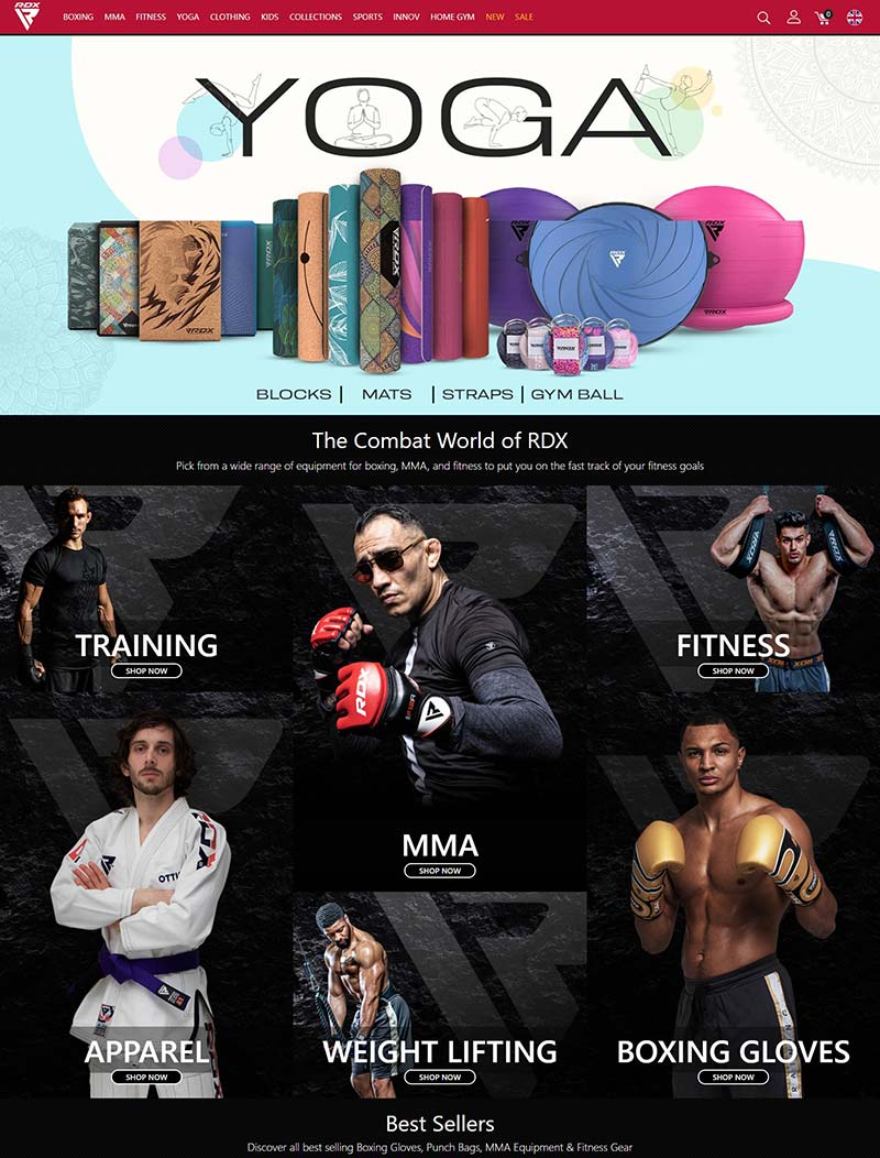 RDX Sports 英国拳击装备品牌购物网站