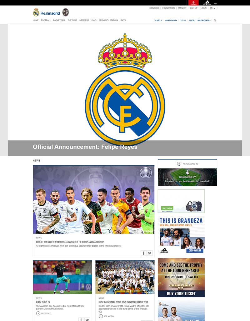 Real Madrid Shop 西班牙皇家马德里购物商店
