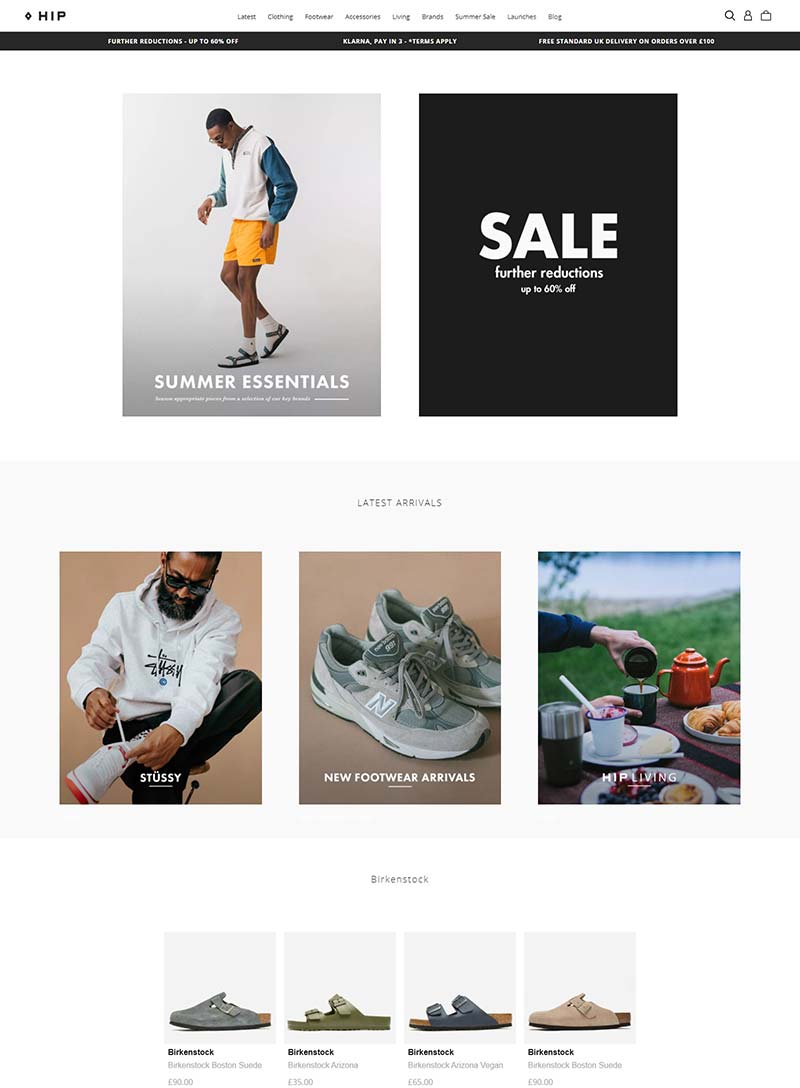 The Hip Store 英国潮流服饰品牌购物网站