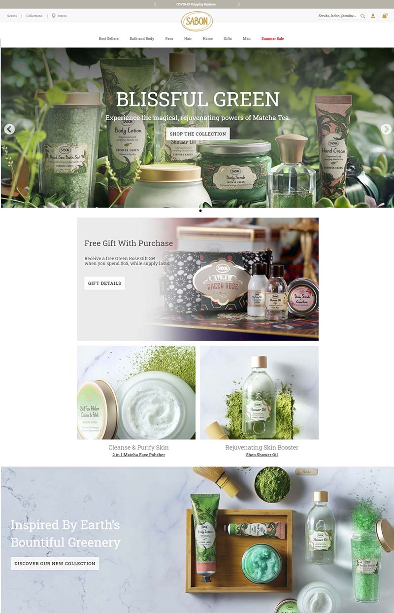 Sabon NYC 以色列天然身体护肤品牌购物网站
