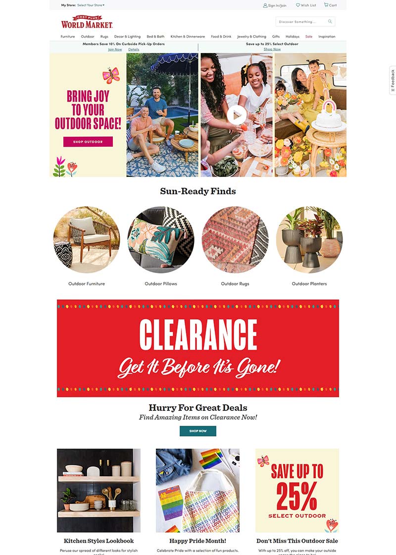 Cost Plus World Market 美国百货超市购物网站