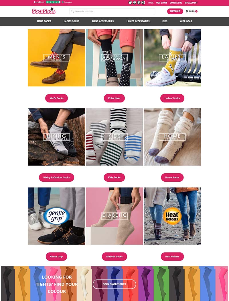 Sock Snob 英国袜子品牌购物网站