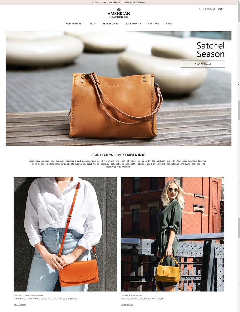 American Leather Co 美国手袋包包品牌购物网站