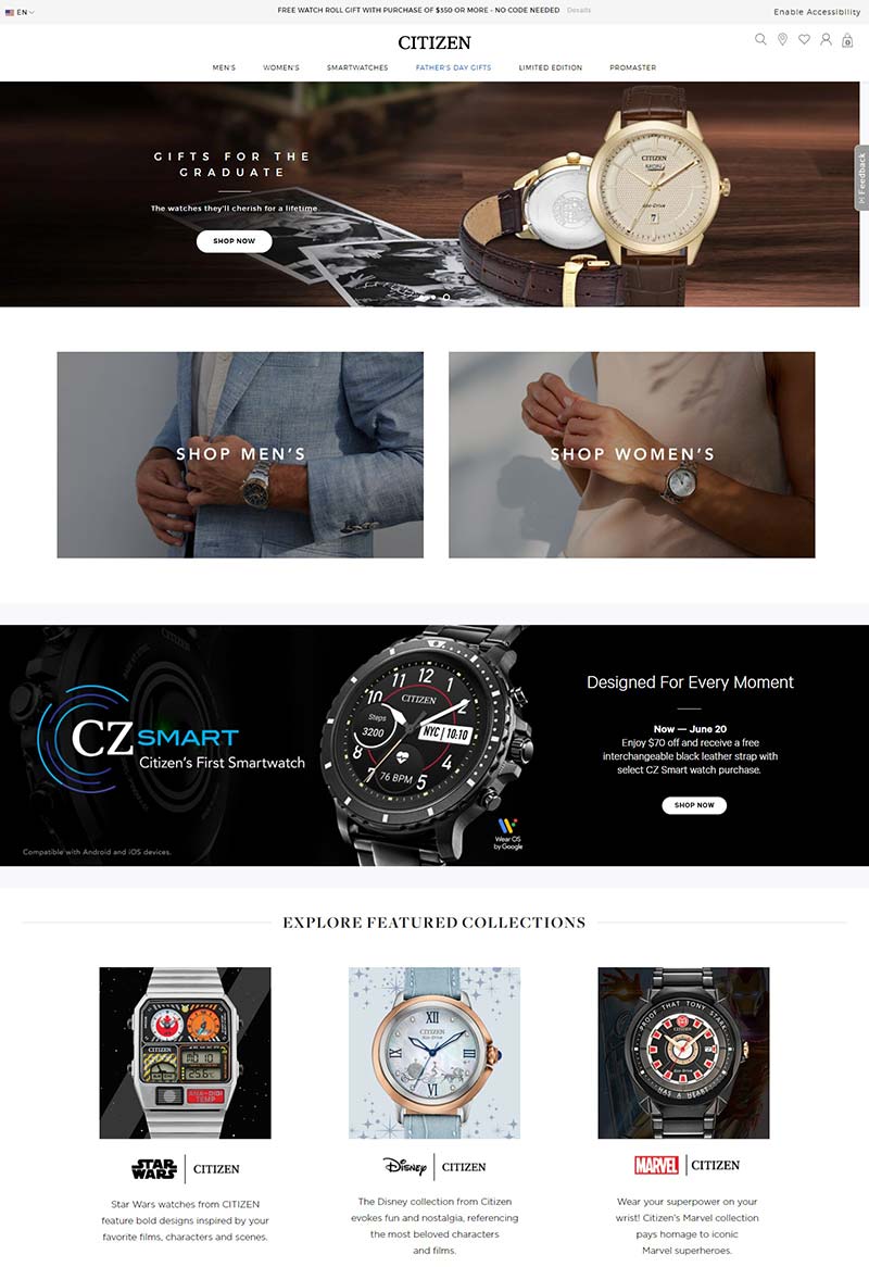 Citizen Watch 西铁城-全球知名腕表品牌网站